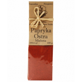 PAPRYKA CZERWONA OSTRA MIELONA 100 G ASTA 100